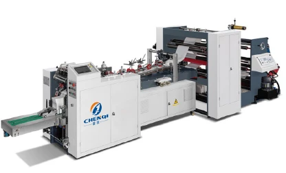 CQE pointed-bottom paper bag machine