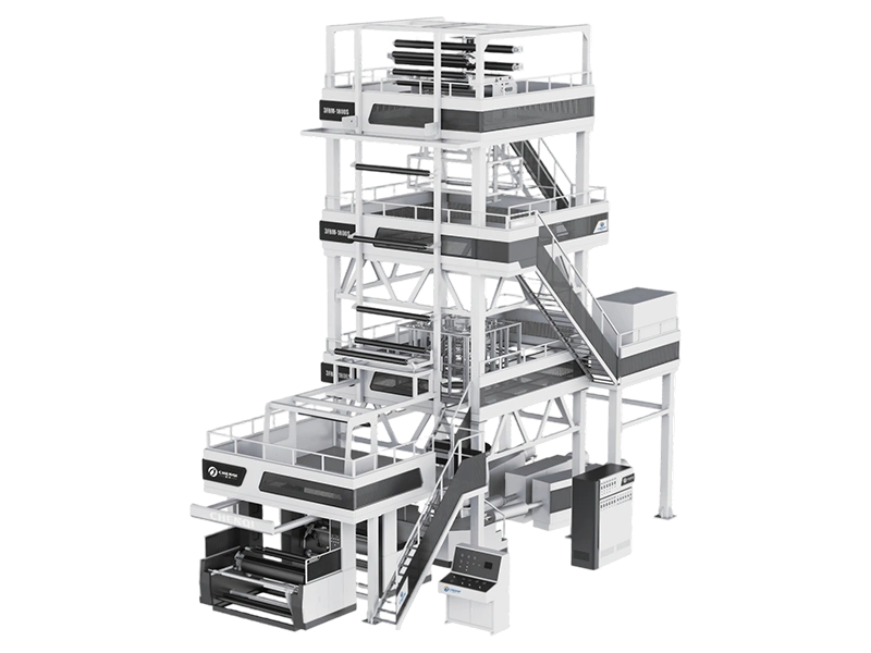 5 Layers Internal Bubble Cooling FFS Film Blowing Production Line