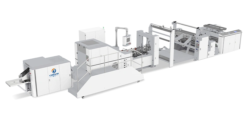 D Cutting Square Bottom Paper Bag Machine