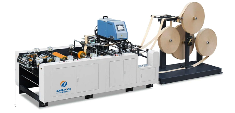 Hot Melt Glue Twisted Paper Handle Making Machine