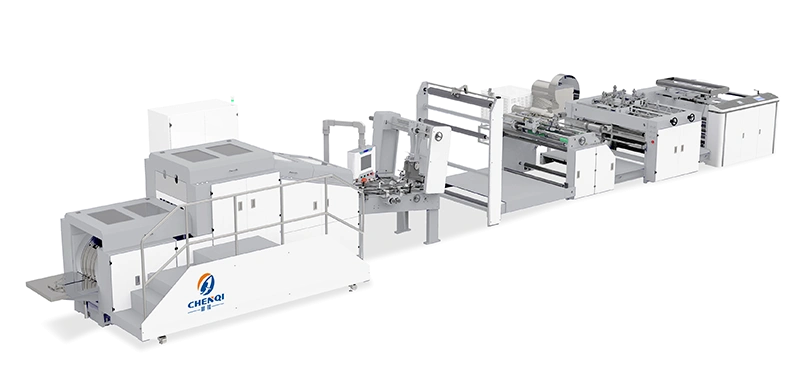 Flap and Adhesive Tape Square Bottom Paper Bag Machine