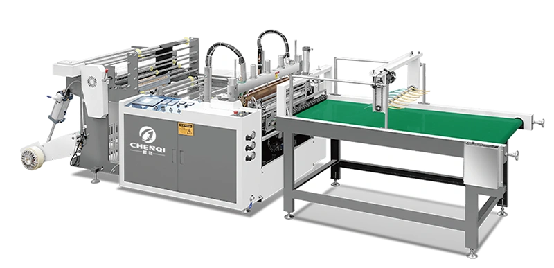 Medium Speed Double-Channel Heat-Sealing & Heat-Cutting Bag Making Machine