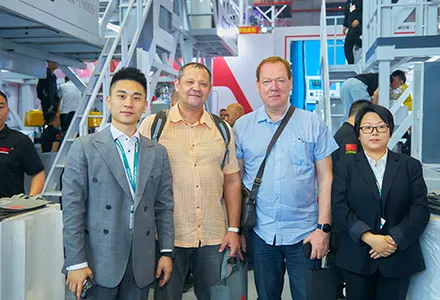 Photo with client