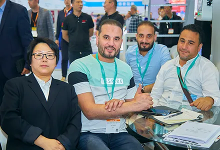 Photo with client
