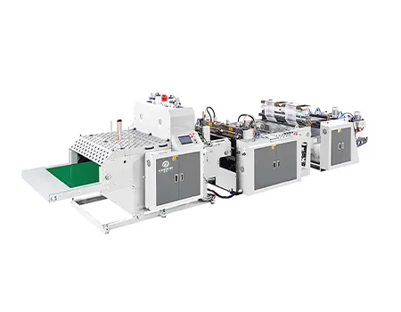 Flagship Highlight | Chenqi VEST-430×2 Full Servo Dual Lane High Speed Vest Bag Making Machine, 700pcs/min Industry Leading Production Capacity
