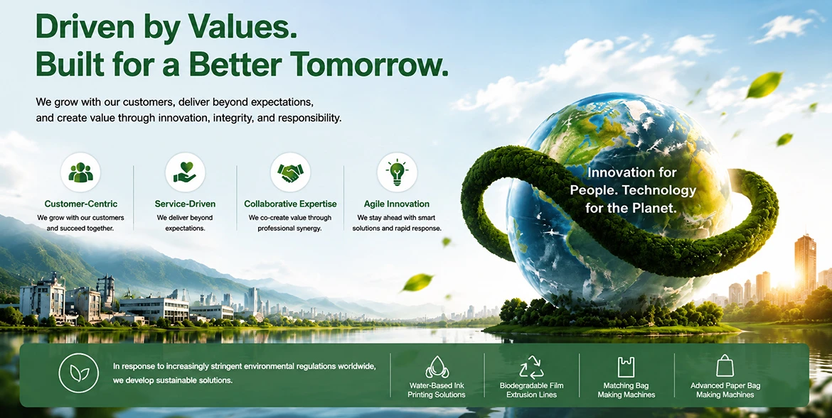 Driven by Values. Built for a Better Tomorrow.