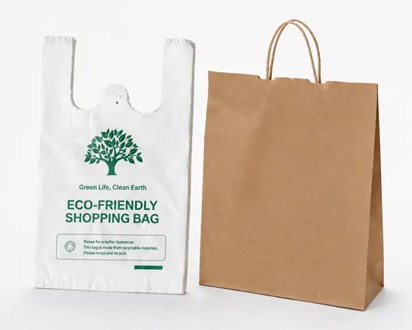 PBAT PLA biodegradable plastic shopping bag