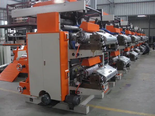 multi‑color unit type flexographic printing press for packaging film printing